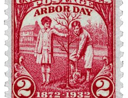 1932 U.S. stamp: 60th Anniversary of Arbor Day