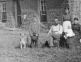 Tobias Family; Dry Valley, Custer County, Nebraska, 1886