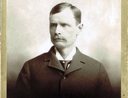 Albert Thane (A. T.) Davisas a student at the University of Nebraska, 1880s