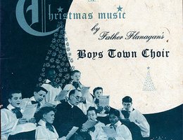 Album cover: Christmas Music by Father Flanagan’s Boys Town Choir, Capitol Records