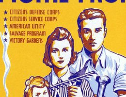 This Pennsylvanian poster lists civilian defense opportunities: Citizens Defense Corps, Citizens Service Corps, American Unity, Salvage Program, Victory Gardens