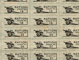 World War II ration stamps