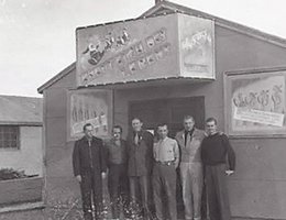 The playhouse on the POW camp at Fort Robinson, Nebraska; circa 1940s