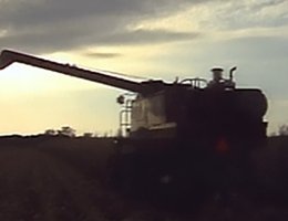 Harvesting in Nebraska in the 1980s