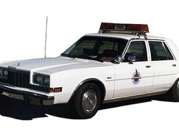 Typical 1984 Nebraska State Patrol vehicle