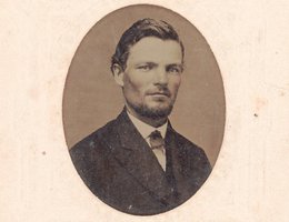 Uriah Oblinger, Nebraska homesteader, circa 1870s