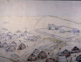 Almost a century after Mackay’s trading post was built and abandoned, the agency for the Oto-Missouria tribes was in Gage County around Beatrice
