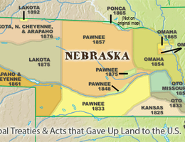 Tribal Treaties & Acts that Gave Up Land to the U.S.