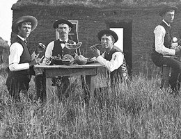 Detail from Bachelor house of Perry brothers, near Merna, Custer County, Nebraska, 1886