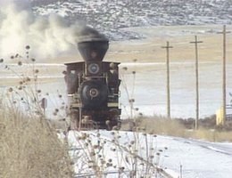 A period Union Pacific train