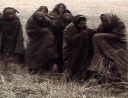 Women weak from the journey; A dramatization of the Ponca's trek from Indian Territory back to the Niobrara