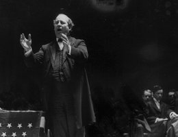 William Jennings Bryan in full oratorical splendor, July 3, 1908