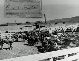 Richards & Comstock with relatives, circa 1900