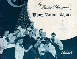 Album cover: Christmas Music by Father Flanagan’s Boys Town Choir, Capitol Records