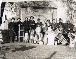 Raid on illegal booze; Douglas County, Nebraska