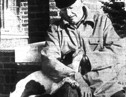 Rancher Christopher J. Abbot, Sr. on his ranch near Hyannis, Nebraska, Feb. 20, 1944