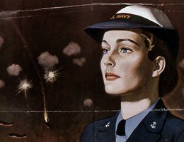 Recruiting Poster for the WAVES (Women’s branch of the Navy). Women were encouraged to enlist in the service to release men for combat duty.