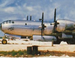 Named for pilot Paul Tibbets’ mother, the Enola Gay was the planethat dropped the atomic bomb on Hiroshima