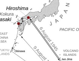 Hiroshima And Nagasaki Map