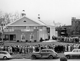 Nebraska Governor’s residence in Lincoln, west side, 1956