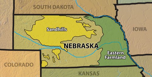 The Nebraska Sandhills appealed to corporations more than eastern farmland area
