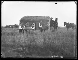 Detail from Bachelor house of Perry brothers, near Merna, Custer County, Nebraska, 1886