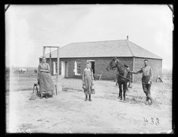 Detail of “Another Long Hot Day”, Northeast Custer County, Nebraska, 1887