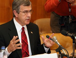 U.S. Secretary of Agriculture Mike Johanns addressed the United States Mission Genevam, 11/9/2005