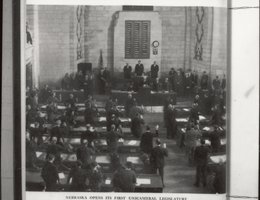 Nebraska Opens its First Unicameral Legislature, 1937