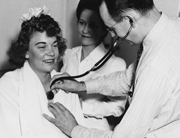 Cornhusker Ordnance Plant Photos: "If they were hired, women were given a physical at the Cornhusker Ord. Plant"