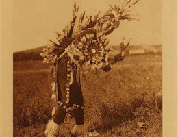 "Modern Dance Costume — Pawnee" -- Photo by Edward S. Curtis, 1927