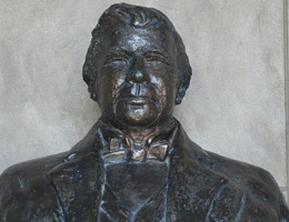 Edward Creighton Bust by Phyllis Aspen