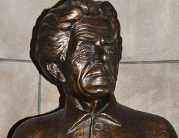 John G. Neihardt Bust by Mona Neihardt